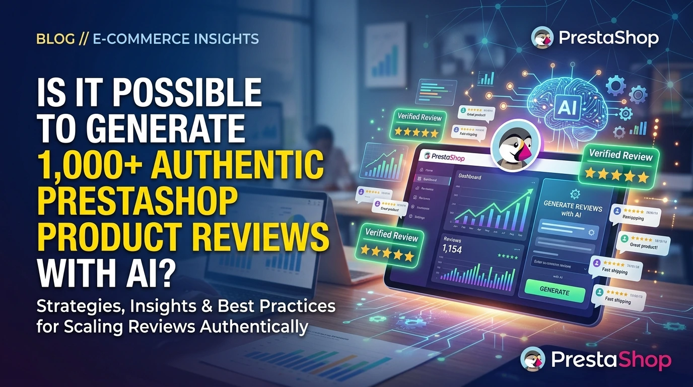 How to Generate 1,000+ Authentic PrestaShop Product Reviews Automatically Using AI